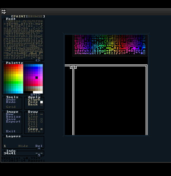 REXPaint skin themes