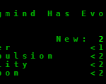 Original 7DRL Evolution Screen