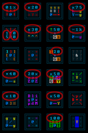 cogmind_achievement_icons_generic_foreground_number_samples