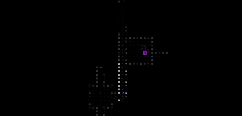 cogmind_robot_hacking_map_route_items_ascii