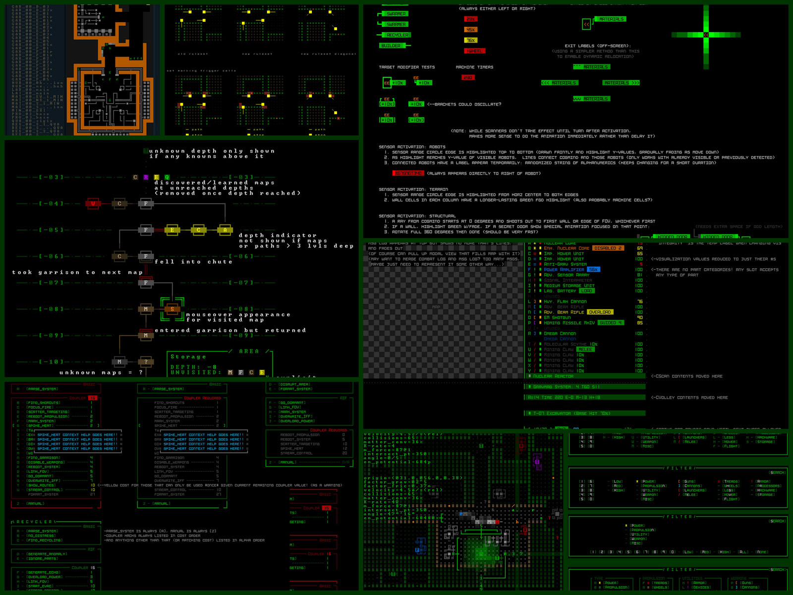 cogmind_rexpaint_design_files_collage_small