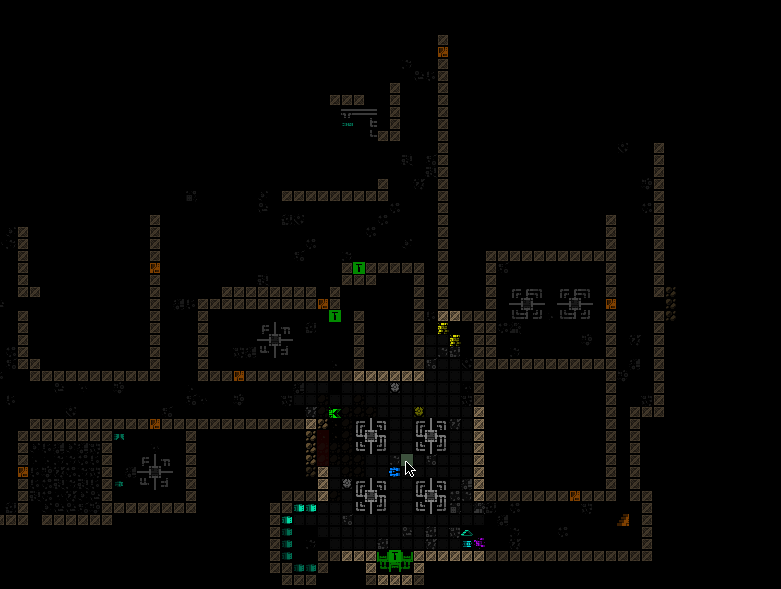 Cogmind Map Ruler Overlay Demo (Mouse)