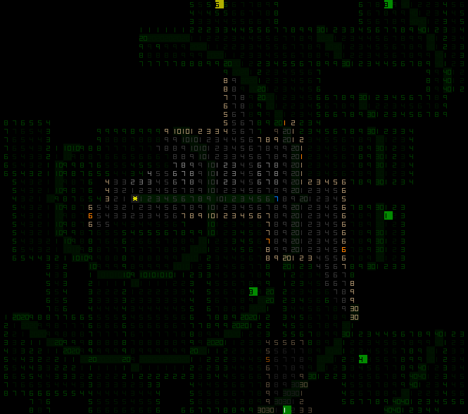 Cogmind Map Ruler (early WIP concept)