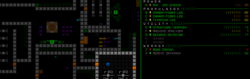 Cogmind Purge and Flee