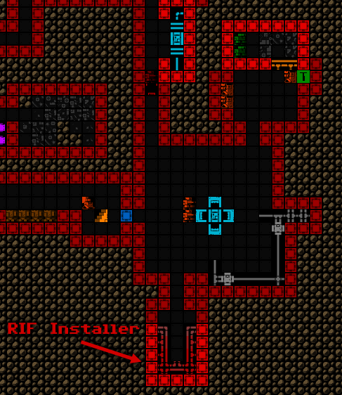 Cogmind Garrison RIF Installer Location Example