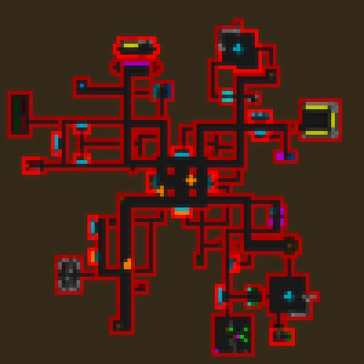 Cogmind Garrison Layout Sample 1 (includes encounters)
