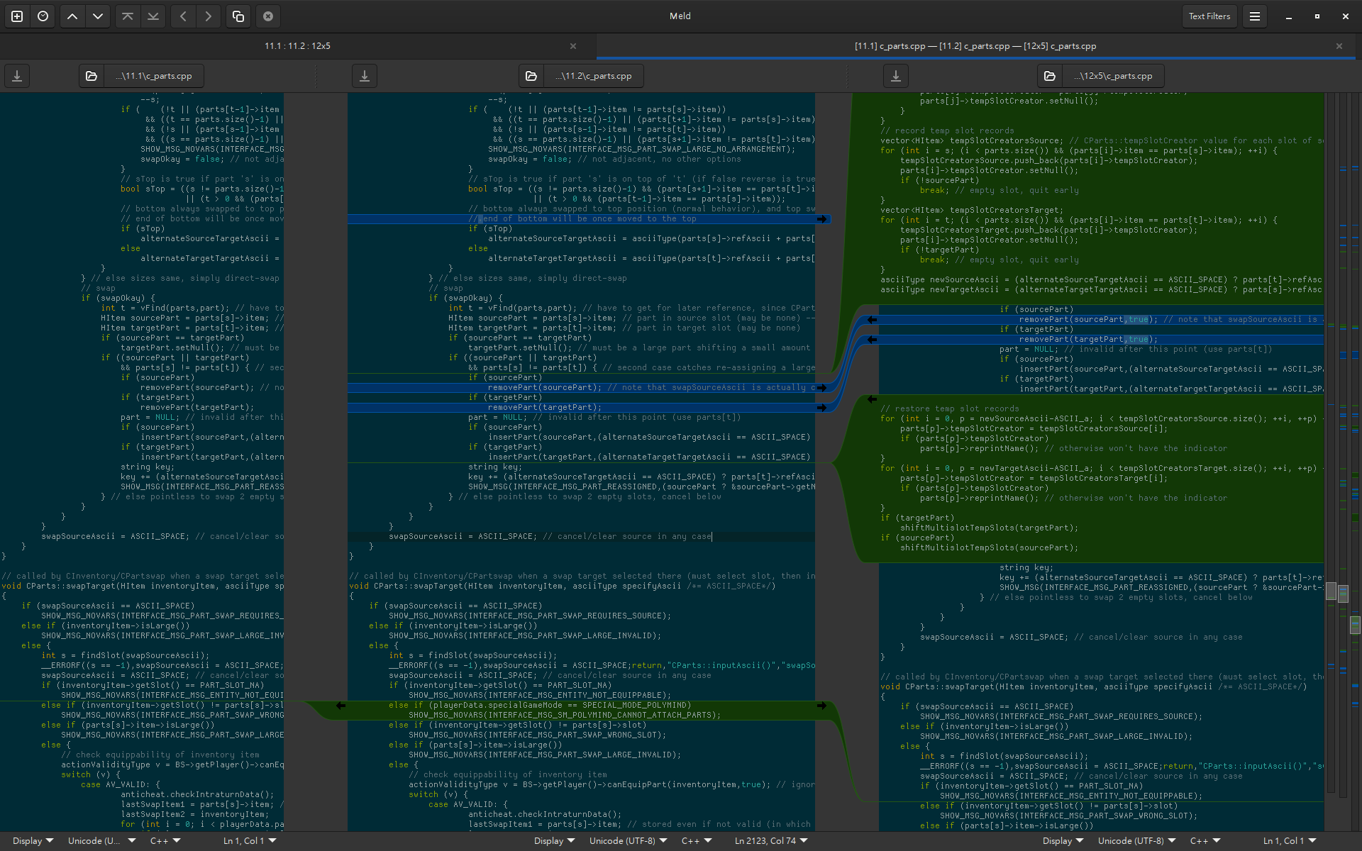 Cogmind Polymind Merging (Meld): Source Code