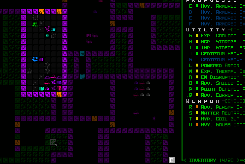 cogmind_semimodal_UI_inventory_collection