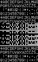 Galaksija (8x13) font