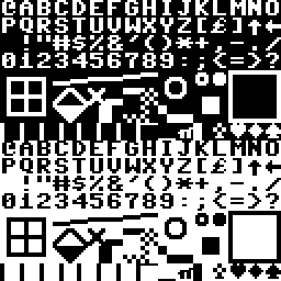 PETSCII (16x16) font