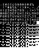 Philips VG 5000 (8x10) font