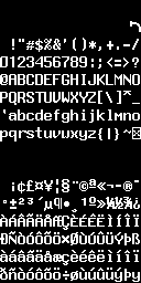 SGI IRIS 3130 (8x16) font