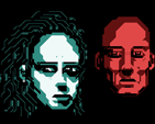 Cyberpunk roguelike faces