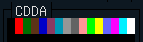 CDDA palette